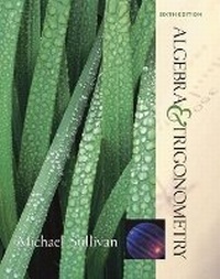 Abbildung von: Algebra and Trigonometry - Pearson