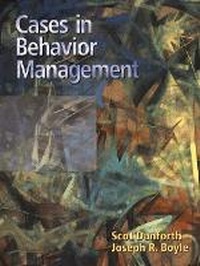 Enlarge image Cover: Cases in Behavior Management - Pearson