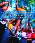 Cover: Educational Assessment for the Elementary and Middle School Classroom - Pearson