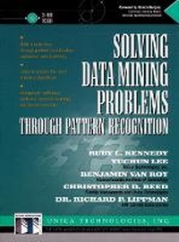 Enlarge image Cover: Solving Data Mining Problems Through Pattern Recognition - Prentice Hall
