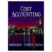 Enlarge image Cover: Cost Accounting - Pearson