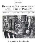 Cover: Business Environment and Public Policy - Pearson