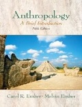 Cover: Anthropology - Pearson