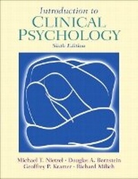 Enlarge image Cover: Introduction to Clinical Psychology - Pearson