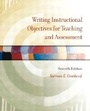 Cover: Writing Instructional Objectives for Teaching and Assessment - Pearson