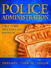 Abbildung von: Police Administration - Pearson