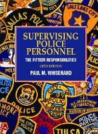 Abbildung von: Supervising Police Personnel - Pearson