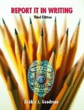 Cover: Report it in Writing - Pearson