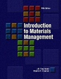 Enlarge image Cover: Introduction to Materials Management - Pearson