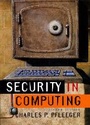 Cover: Security in Computing - Prentice Hall