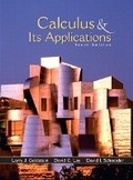 Cover: Calculus and Its Applications - Pearson