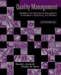Enlarge image Cover: Quality Management - Pearson