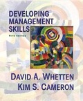 Cover: Developing Management Skills - Pearson