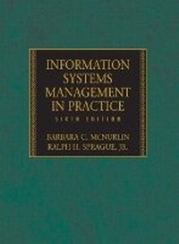 Enlarge image Cover: Information Systems Management in Practice - Pearson