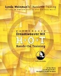 Cover: Macromedia Dreamweaver MX Hands-On Training - Peachpit Press Publications