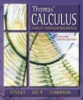 Cover: Thomas' Calculus, Early Transcendentals, Updated - Pearson