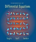 Cover: Fundamentals of Differential Equations - Pearson