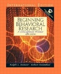 Cover: Beginning Behavioral Research - Pearson