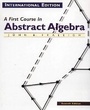 Cover: A First Course in Abstract Algebra - Pearson