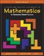 Cover: A Problem Solving Approach to Mathematics for Elementary School Teachers - Pearson