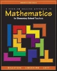 Enlarge image Cover: A Problem Solving Approach to Mathematics for Elementary School Teachers - Pearson
