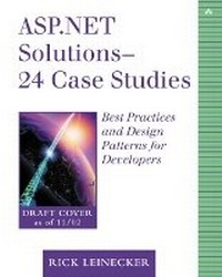 Enlarge image Cover: ASP.NET Solutions - 23 Case Studies - Addison Wesley