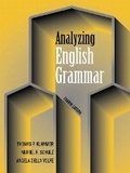 Cover: Analyzing English Grammar - Pearson
