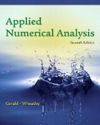 Abbildung von: Applied Numerical Analysis - Pearson