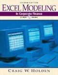 Bild: Excel Modeling in Corporate Finance Book and CD-ROM - Prentice Hall
