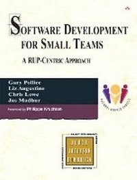Enlarge image Cover: Software Development for Small Teams - Addison Wesley
