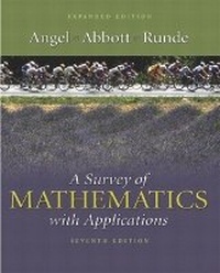 Enlarge image Cover: A Survey of Mathematics with Applications - Pearson