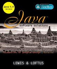 Enlarge image Cover: Java Software Solutions, Foundations of Program Design, Java 1.4 Edition - Pearson