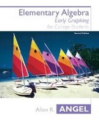 Abbildung von: Elementary Algebra Early Graphing - Pearson