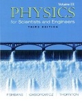 Cover: Physics for Scientists and Engineers, Volume 3 (Ch. 39-45) - Pearson