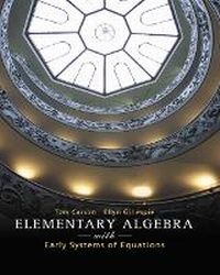 Abbildung von: Elementary Algebra with Early Systems of Equations - Pearson