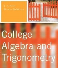 Enlarge image Cover: College Algebra and Trigonometry - Pearson