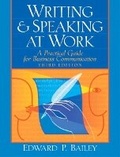 Cover: Writing and Speaking at Work - Pearson