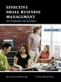 Cover: Effective Small Business Management - Pearson