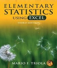 Abbildung von: Elementary Statistics Using Excel - Pearson