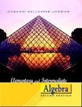 Cover: Elementary and Intermediate Algebra - Pearson