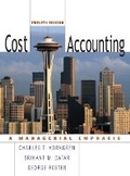 Cover: Cost Accounting - Pearson