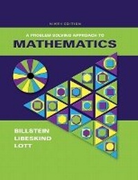 Enlarge image Cover: A Problem Solving Approach to Mathematics - Pearson