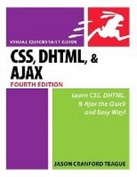 Enlarge image Cover: CSS, DHTML, and Ajax, Fourth Edition - Peachpit Press Publications
