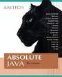 Cover: Absolute Java - Pearson