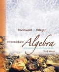 Cover: Intermediate Algebra with Applications and Visualization - Pearson
