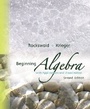 Cover: Beginning Algebra with Applications & Visualization - Pearson
