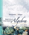 Cover: Beginning and Intermediate Algebra with Applications & Visualization - Pearson