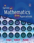 Cover: A Survey of Mathematics with Applications - Pearson