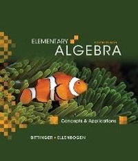 Abbildung von: Elementary Algebra - Pearson