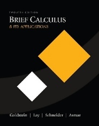 Enlarge image Cover: Brief Calculus & Its Applications - Pearson